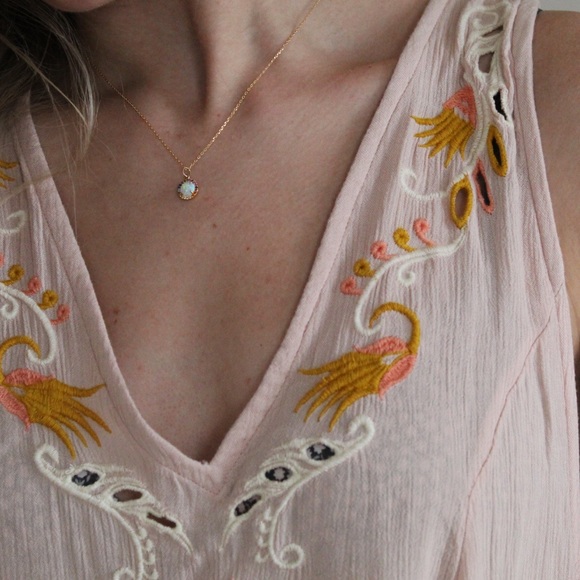 Rainbow Opal Necklace - Picture 3 of 5